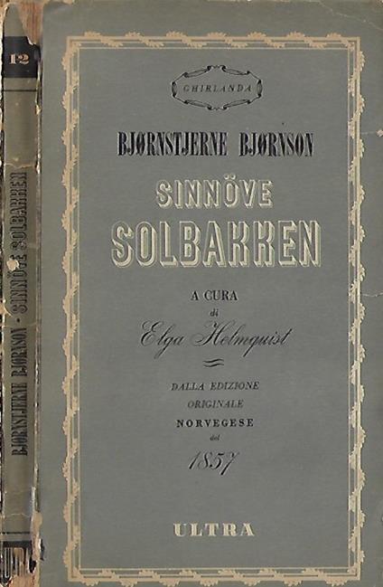 Synnove Solbakken - Bjørnstjerne Bjørnson - copertina