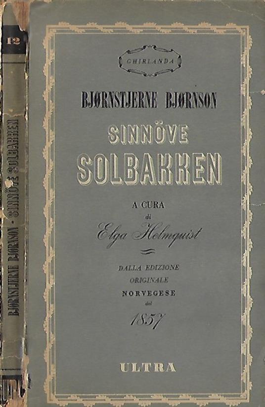 Synnove Solbakken - Bjørnstjerne Bjørnson - copertina