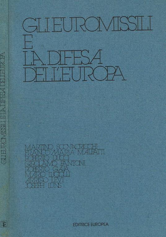 Gli euromissili e la difesa dell'europa - copertina