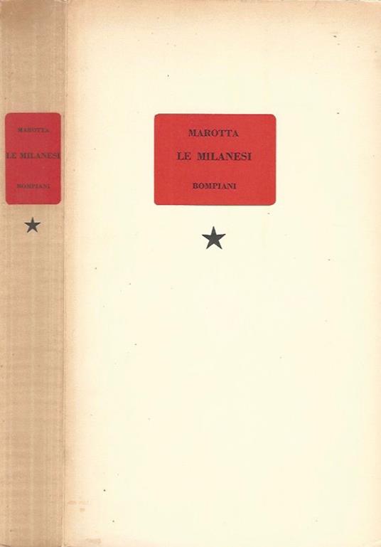 Le milanesi - Giuseppe Marotta - copertina