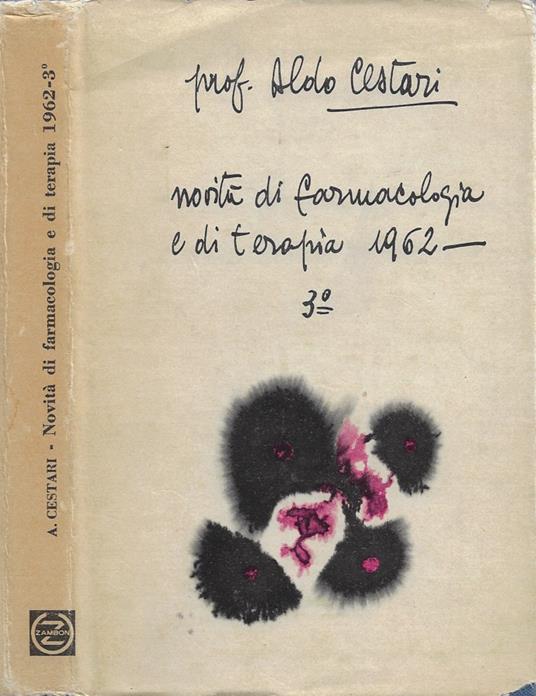Novità di Farmacologia e di Terapia 1962-3° - Aldo Cestari - copertina