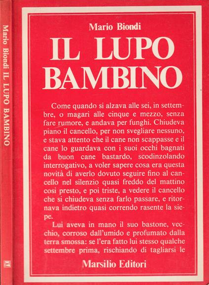 Il lupo bambino - Mario Biondi - copertina
