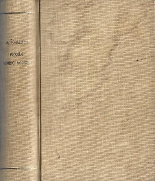 Piccolo mondo moderno - Antonio Fogazzaro - copertina