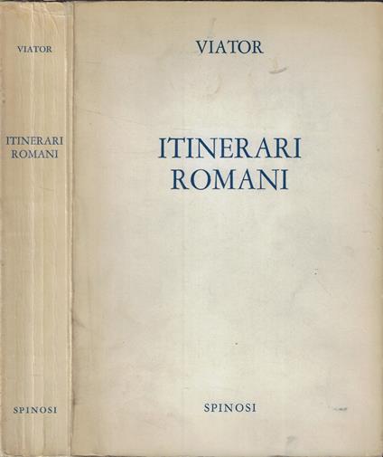 Itinerari romani - Aleks Viator - copertina