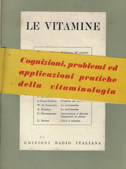Le vitamine - copertina