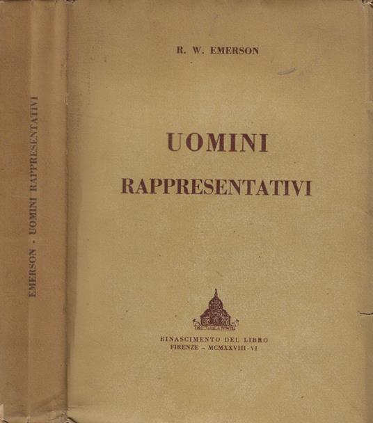 Uomini rappresentativi - copertina