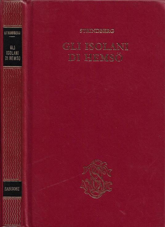Gli isolani di Hemso - August Strindberg - copertina