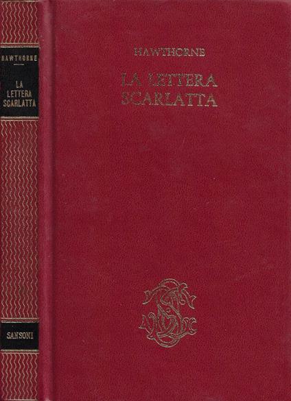 La lettera scarlatta - Nathaniel Hawthorne - copertina