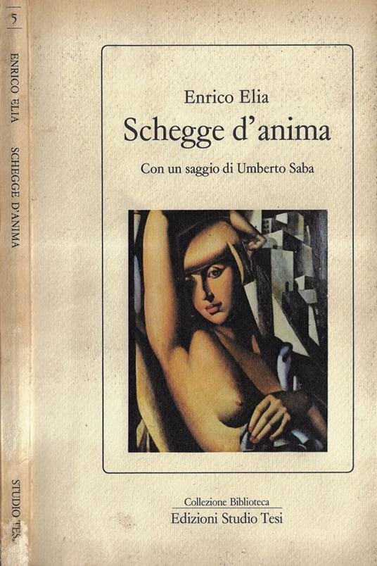 Schegge d'anima - Enrico Elia - copertina