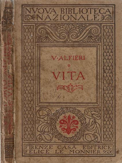 Vita - Vittorio Alfieri - copertina