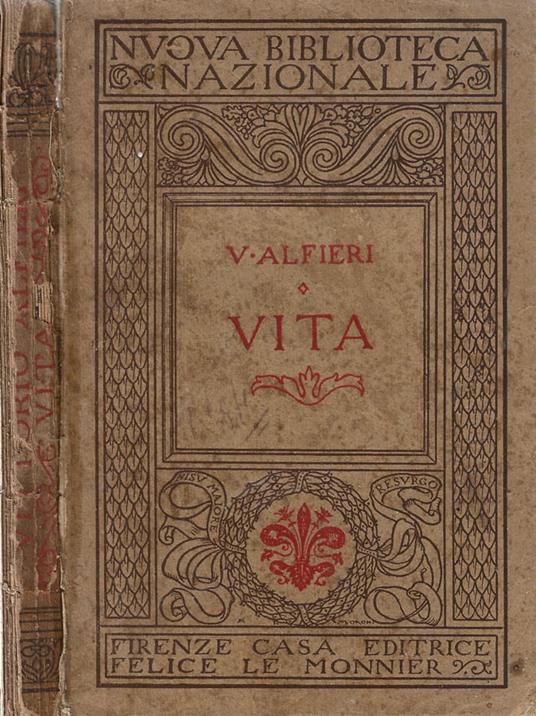Vita - Vittorio Alfieri - copertina