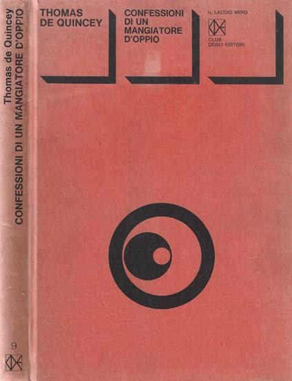 Confessioni di un mangiatore d'oppio - Thomas De Quincey - copertina