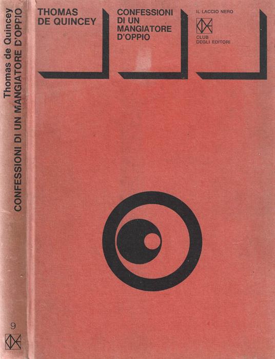 Confessioni di un mangiatore d'oppio - Thomas De Quincey - copertina