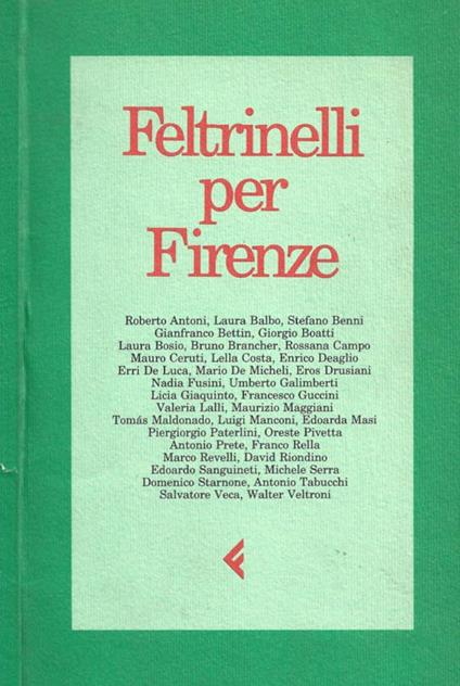 Feltrinelli per Firenze - copertina