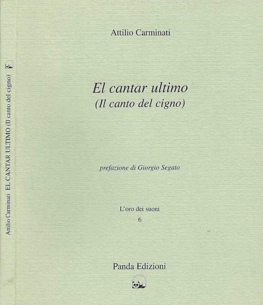 El cantar ultimo - Attilio Carminati - copertina