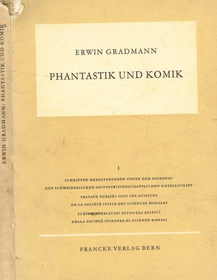 Phantastik und komik - Erwin Gradmann - copertina