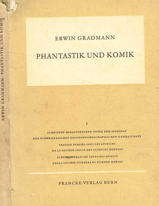Phantastik und komik - Erwin Gradmann - copertina
