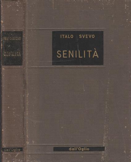 Senilità - Italo Svevo - copertina