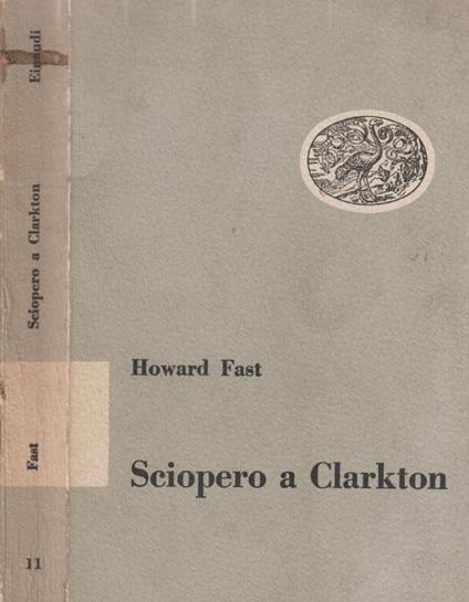 Sciopero a Clarkton - Howard Fast - copertina