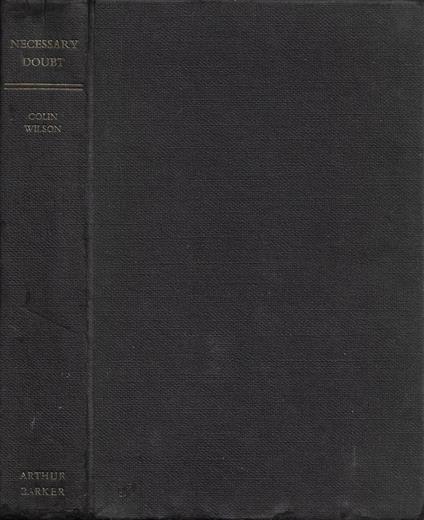 Necessary Doubt - Colin Wilson - copertina