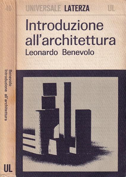 Introduzione all'architettura - Leonardo Benevolo - copertina