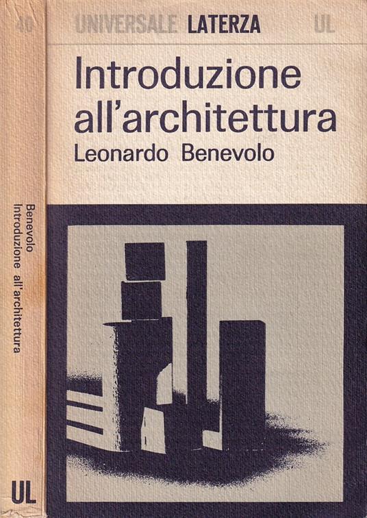 Introduzione all'architettura - Leonardo Benevolo - copertina