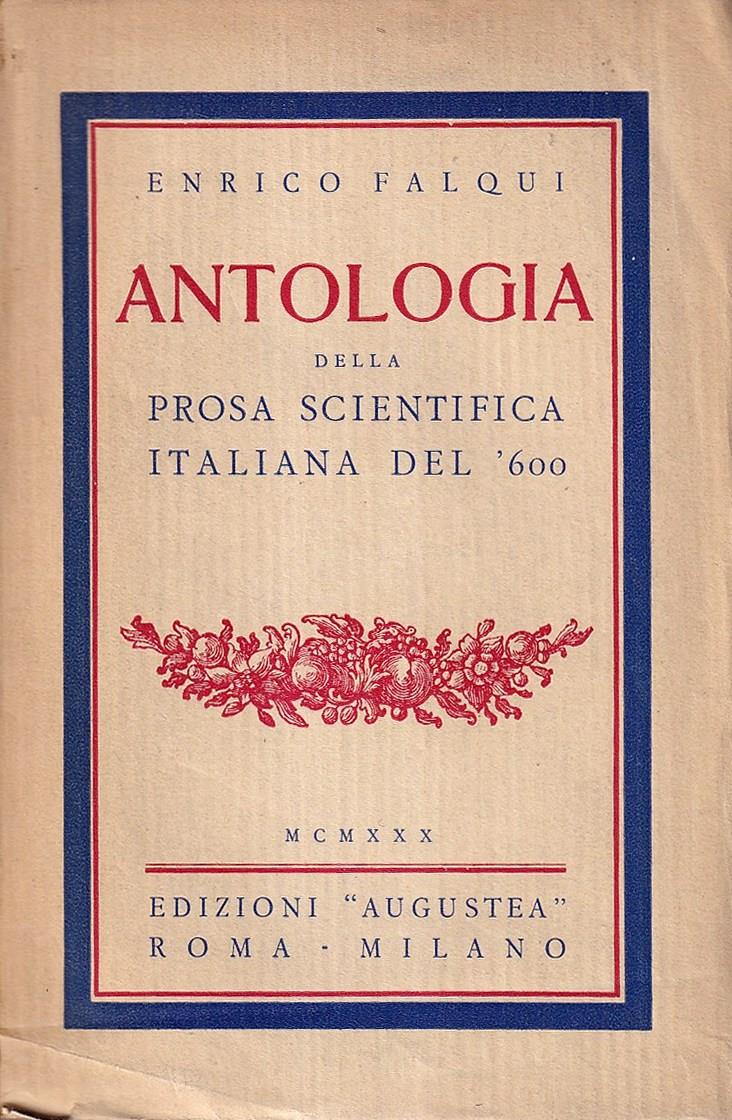 Antologia della prosa scientifica italiana del '600
