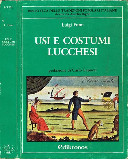 Usi e costumi lucchesi - Luigi Fumi - copertina