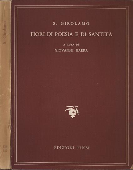 Fiori di poesia e di santità - Girolamo (san) - copertina
