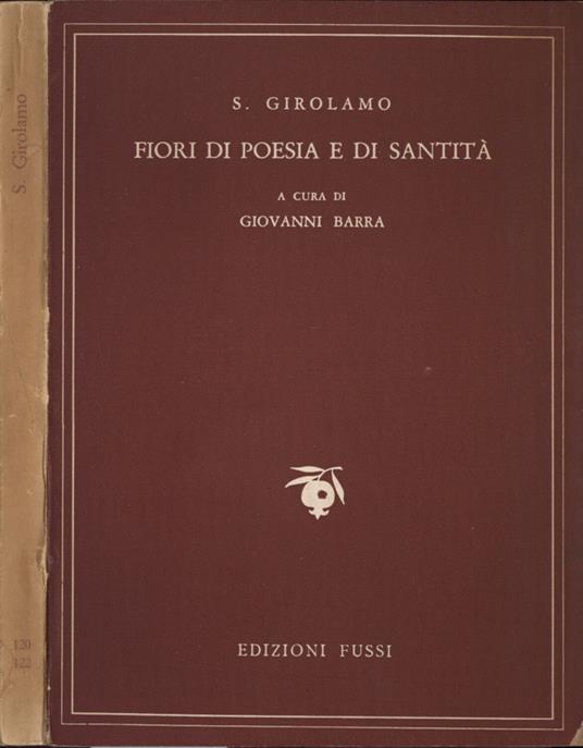 Fiori di poesia e di santità - Girolamo (san) - copertina