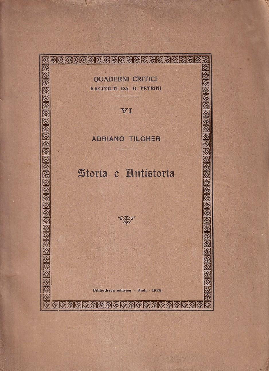 Storia e Antistoria