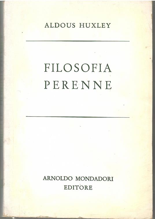 Filosofia perenne - Aldous Huxley - copertina