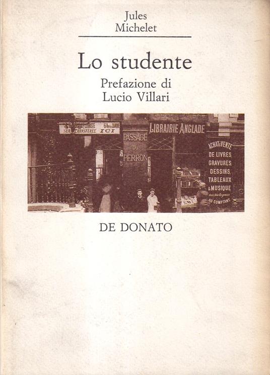 Lo studente - Jules Michelet - copertina