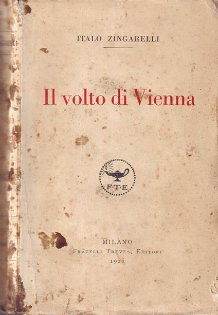 Il volto di Vienna - Italo Zingarelli - copertina
