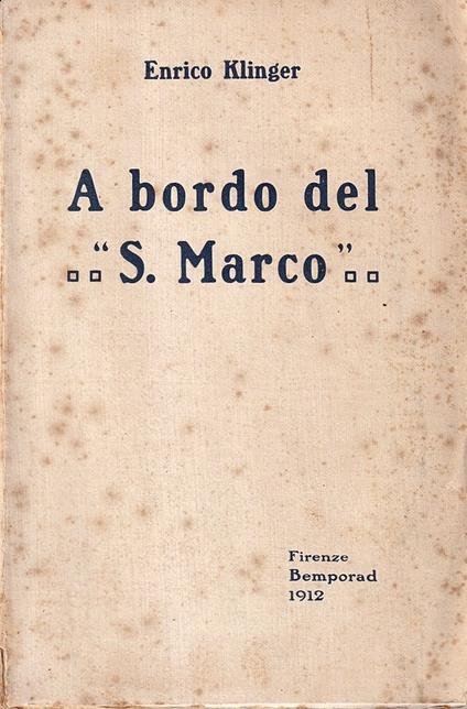 A bordo del "S. Marco" - copertina