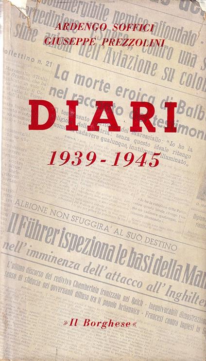 Diari 1939-1945 - copertina