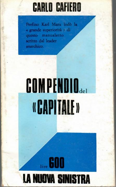 Compendio Del Capitale - Carlo Cafiero - copertina