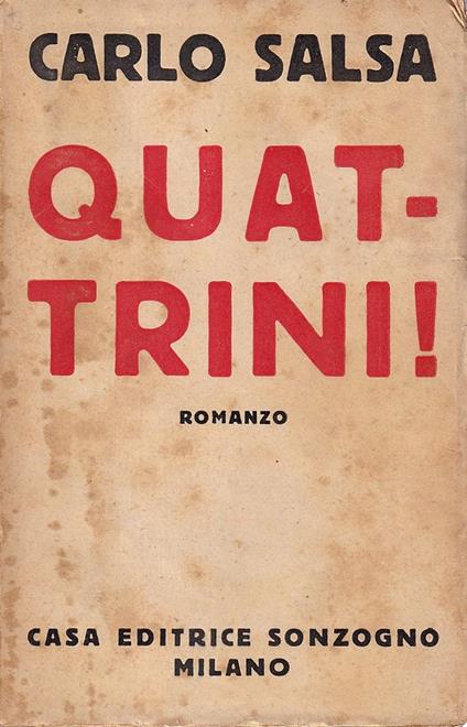 Quattrini! - Carlo Salsa - copertina