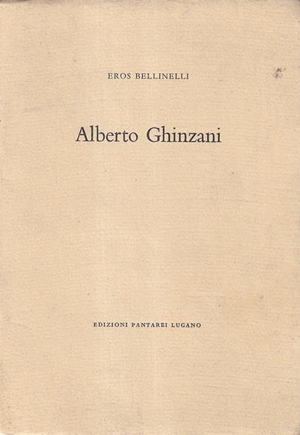 Alberto Ghinzani - Eros Bellinelli - copertina