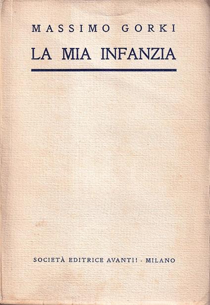 La mia infanzia - Maksim Gorkij - copertina