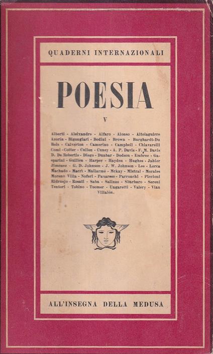 Poesia V - copertina