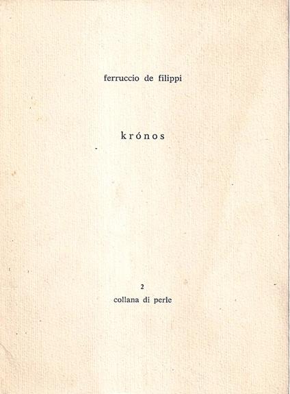 Kronos - copertina