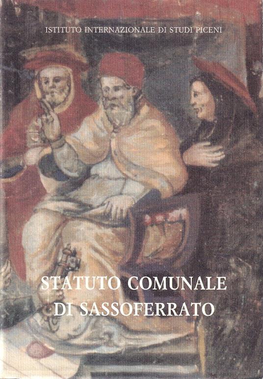 Statuto comunale di Sassoferrato - copertina