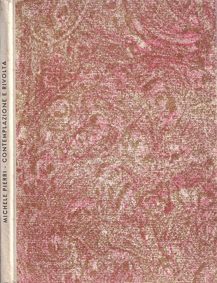 Contemplazione e rivolta - Michele Pierri - copertina