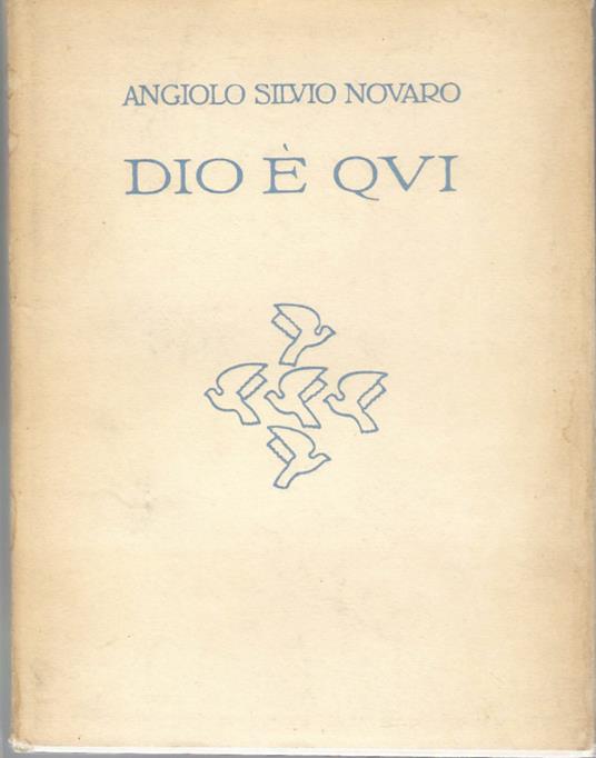 Dio è Qui - Angiolo Silvio Novaro - copertina