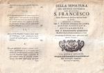 Della Sepoltura Del Serafico Patriarca De' Minori S. Francesco Nella Patriarcale Basilica Del Suo Nome In Assisi Contro I Dubbi Del P. Flaminio Annibali Da Latera Minore Osservante