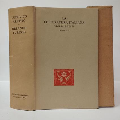 Orlando furioso - Ludovico Ariosto - copertina