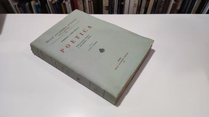 Poetica Testo italiano inedito e rifacimento latino - Tommaso Campanella - copertina