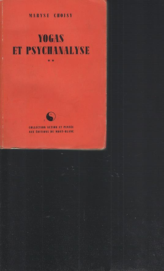 Yogas Et Psychanalyse - copertina