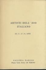 Artisti Dell'800 Italiano. 12/5-17/6/1978